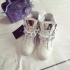 Giuseppe Zanotti White Chain Leather Hi-Top Trainers sneakers